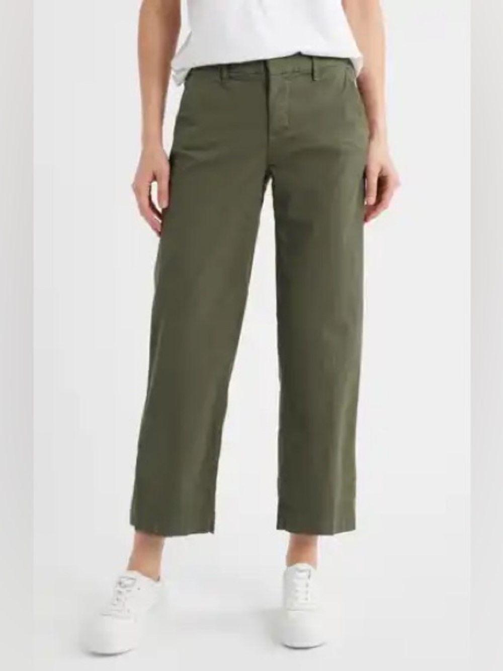 Frank & Eileen Blackrock Utility Pant in Army - Size: 4